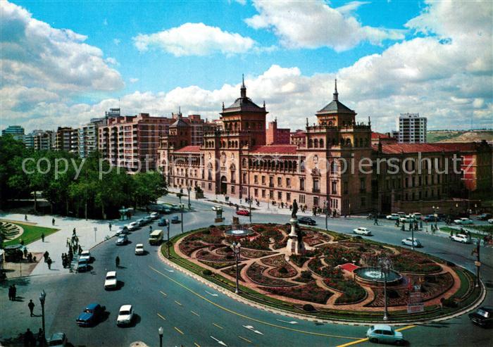 Valladolid Plaza de Zorrilla y Academia de Caballeria