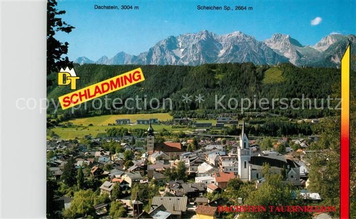 Schladming Obersteiermark Panorama Alpenstadt Dachstein Tauernregion