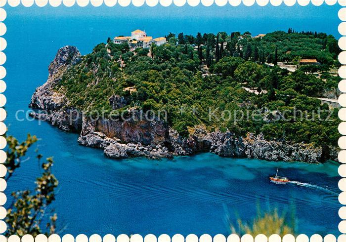 Paleokastritsa Korfu Panorama Bucht Kueste