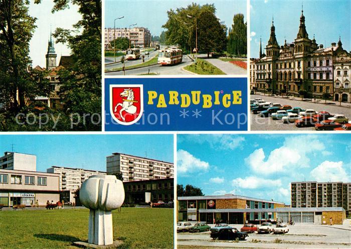 Pardubice Pardubitz Stadtansichten Gebaeude Denkmal