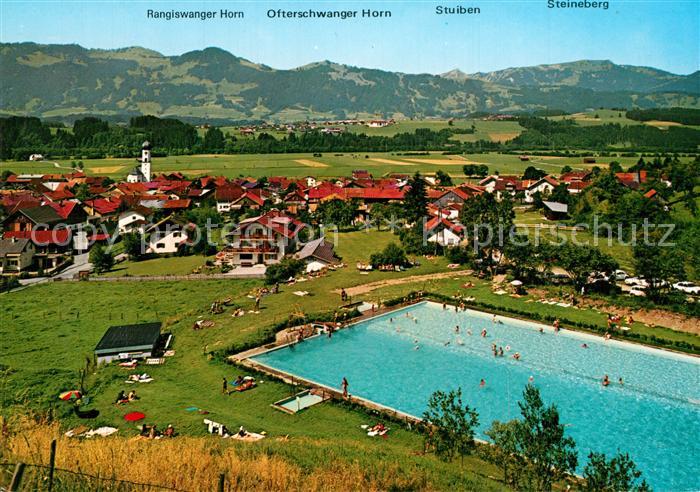 Altstaedten Allgaeu Panorama mit Schwimmbad