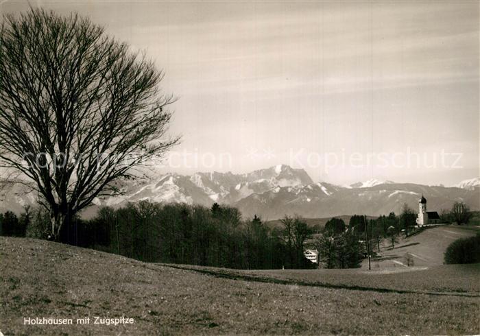 Holzhausen Starnberger See mit Zugspitze