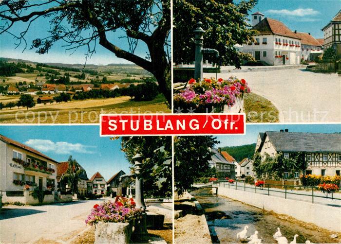 Stublang Panorama Gasthaus Ortspartien