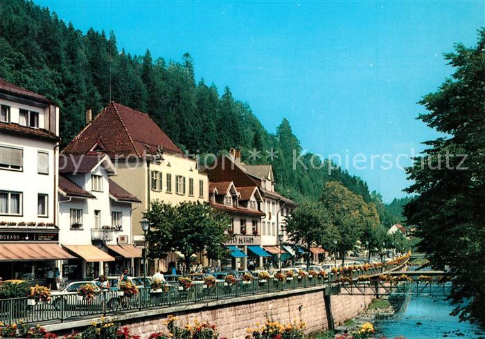 St Blasien Hauptstrasse mit Albuferpromenade