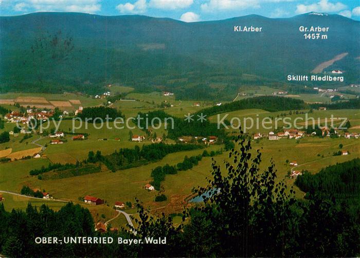 Unterried Viechtach Panorama mit Oberried Kl und Gr Arber