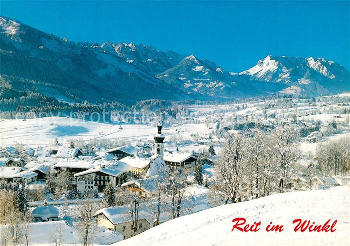 Reit Winkl mit Kaisergebirge