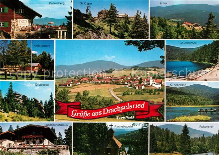 Drachselsried Kaltersberg Gr Osser Arber Nationalpark Dreisessel Gr und Kl Arber