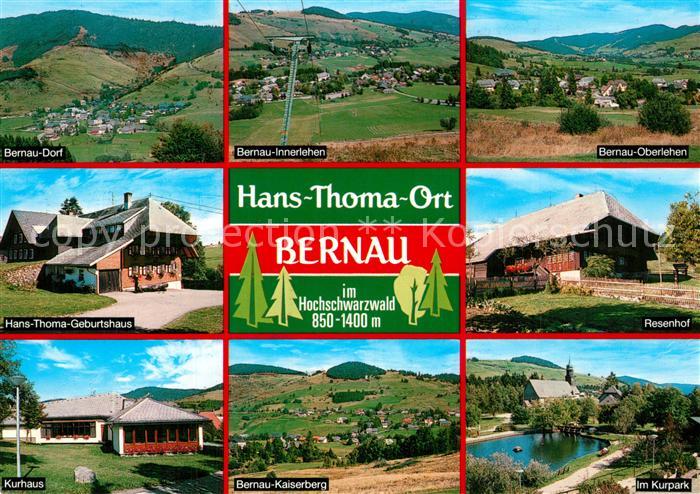 Bernau Schwarzwald Bernau Dorf Innerlehen Oberlehen Hans Thoma Geburtshaus Resen