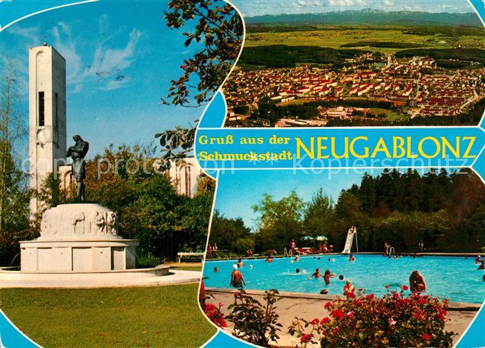 Neugablonz Monument Panorama Schwimmbad