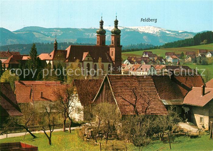 St Peter Schwarzwald mit Kirche und Feldberg