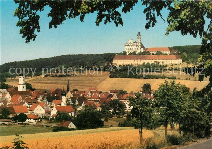 Neresheim Abteikirche Neresheim Panorama