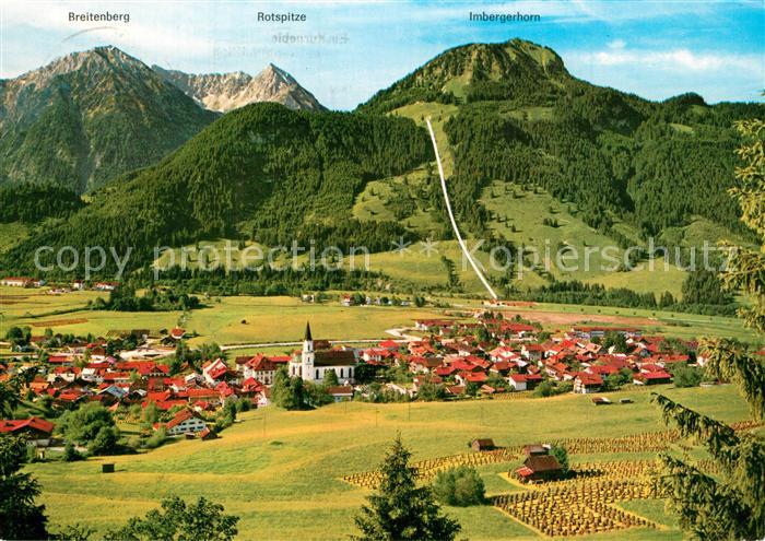 Hindelang mit Hindelanger Sesselbahn zur Hornalpe