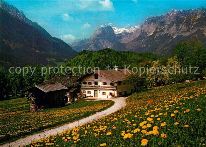 Berchtesgaden Fruehling im Berchtesgadener Land