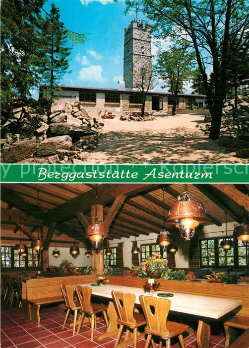 Fichtelberg Oberwiesenthal Berggaststaette Asenturm Restaurant