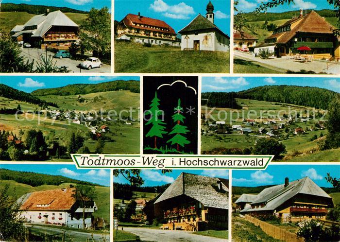 Todtmoos Panorama Schwarzwaldhaeuser