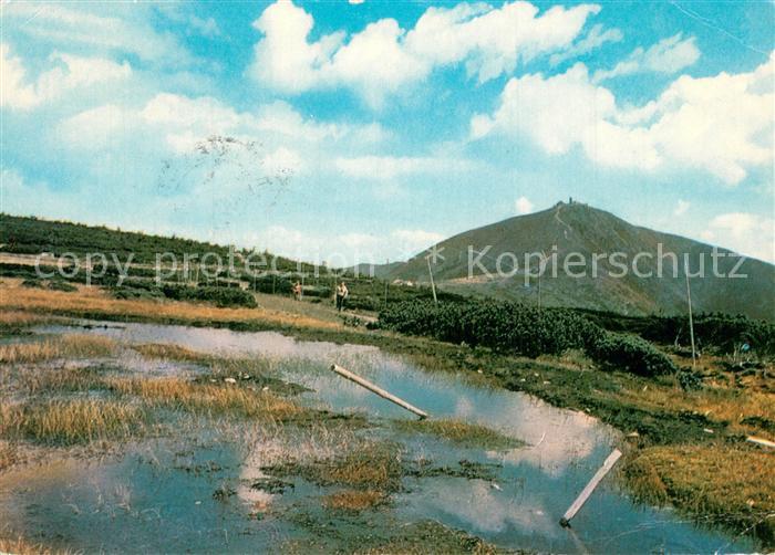 Snezka Schneekoppe Panorama