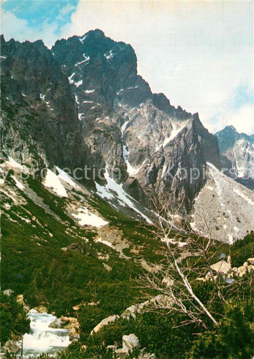 Vysoke Tatry Mala Studena dolina pohlad na Prostredny hrot