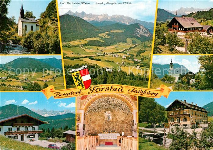 Forstau Lourdeskapelle Gasthof Dachsteinblick Gasthof Forstauwirt
