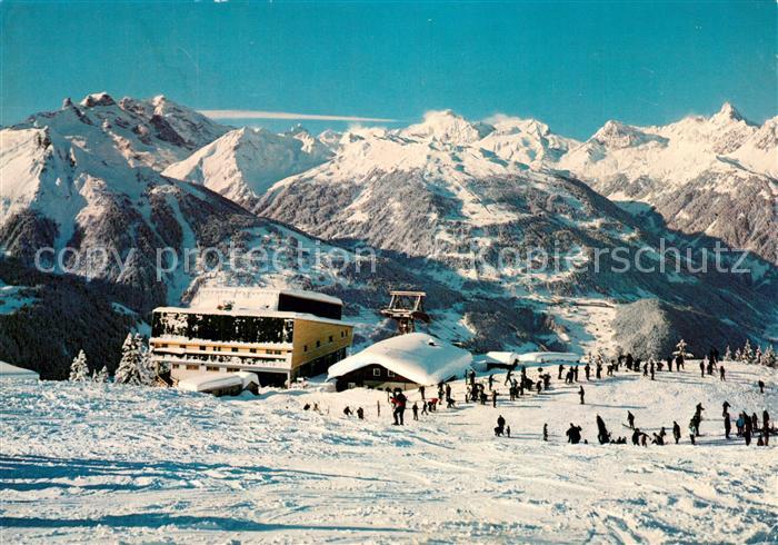 Hochjoch Bergstation Hochjochbahn Kapellalpe Golm Zimba