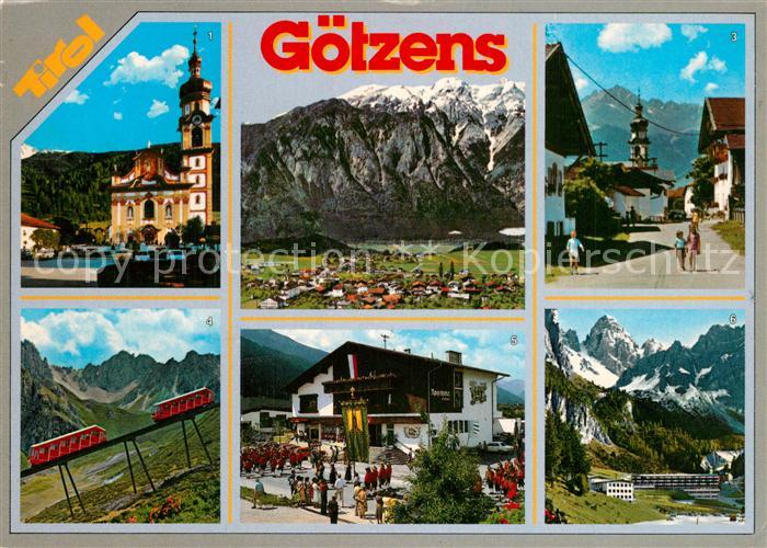 G?tzens Tirol Pfarrkirche Olympiabahn Axamer Lizum Solsteine Rosskogel