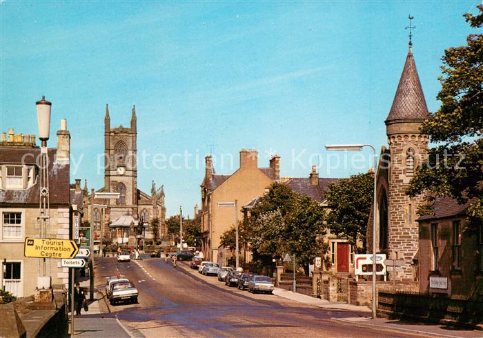 Thurso Looking from the Bridge toward the Town Square