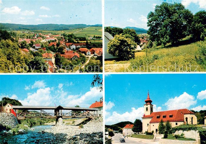 Alland Niederoesterreich Panorama Haselnussbaum Eingedeckter Steg Allander Pfarr