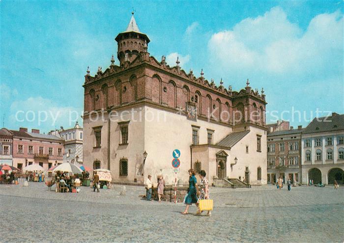 Tarnow Opolski Tarnau Rynek ratusz pierwolnie gotycki przebudowany