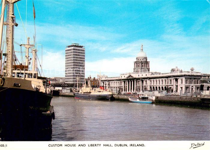 DUBLIN  Ireland Custom House and Liberty Hall