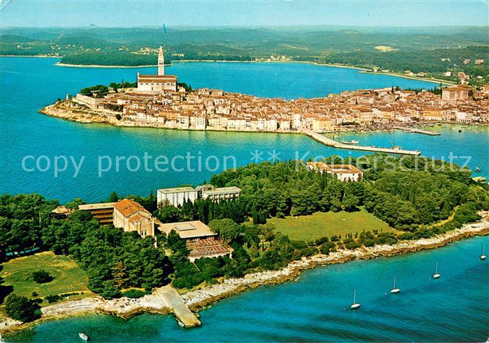Rovinj Rovigno Istrien Fliegeraufnahme