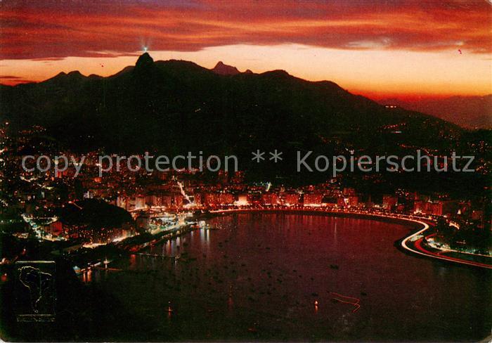 Rio de Janeiro Sunset From Top of Sugar Leaf