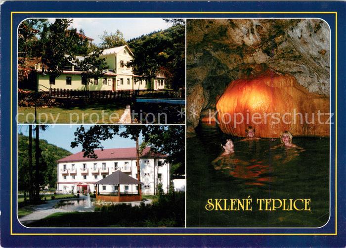 Teplice Liecebne termalne kupele Budova jaskynneho kupela Parenica jaskynny parn
