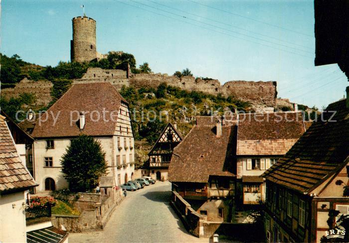 Kaysersberg Haut Rhin Le Pont fortifie et le Chateau