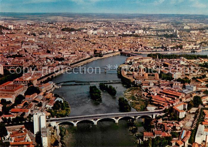 Toulouse Haute-Garonne Vu du ciel Les Ponts sur la Garonne