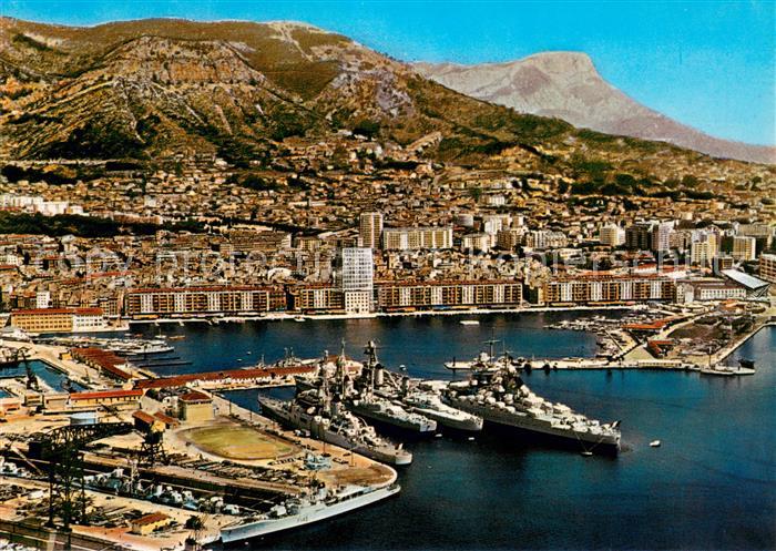 Toulon Var La Rade Le Faron et le Coudon