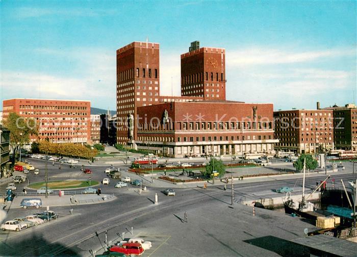 Oslo Norwegen View towards the City Hall