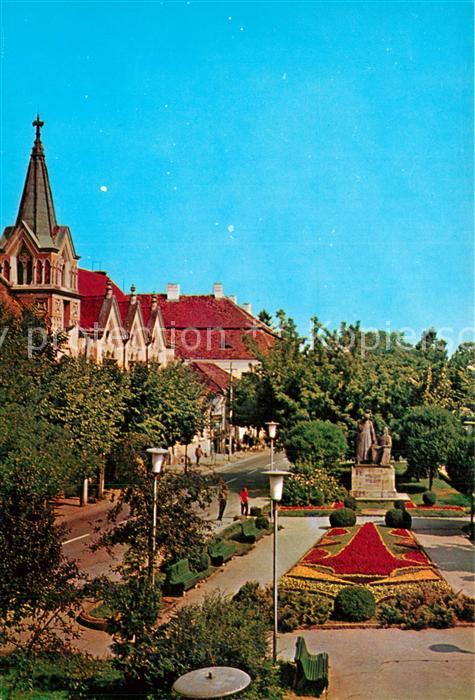 Tirgu Mures Platz Bolyai denkmal Kirche