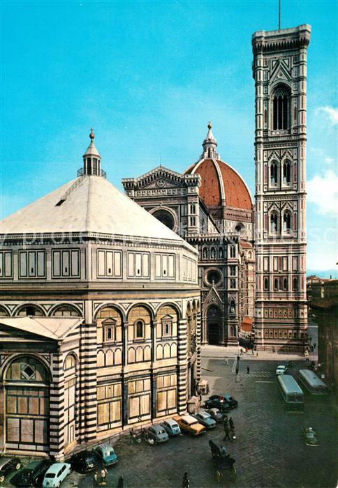 Firenze Florenz Battistero Cattedrale e Campanile di Giotto
