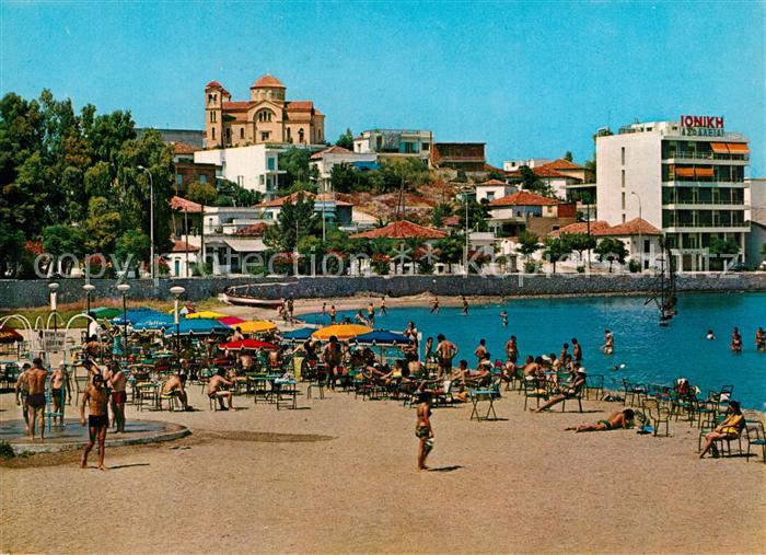Chalkis Chalkida Teil der Kueste Strand Hotels