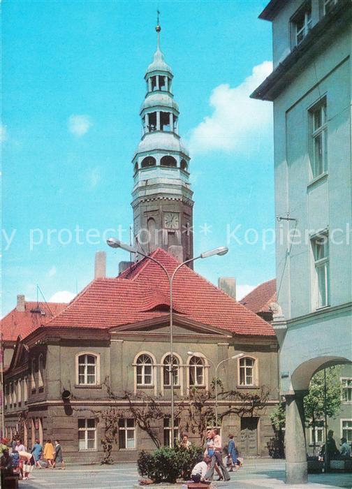 Zielona Gora Ratusz z barokowa wieza Siedziba Urzedu Miejskiego Rathaus Barocktu