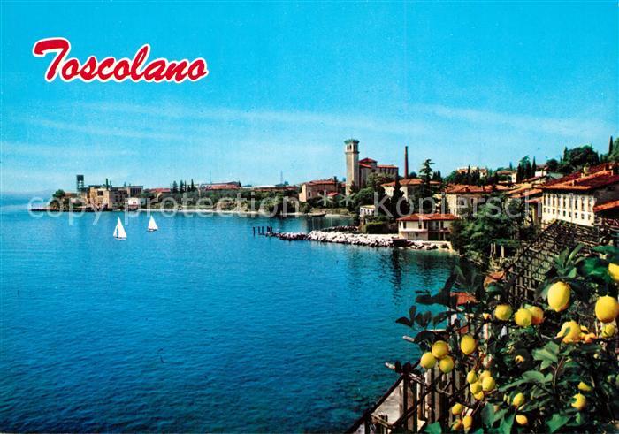 Toscolano Haeuserpartie am Gardasee