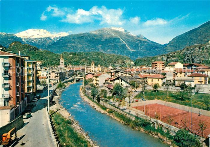 Susa Italia Scorcio panoramico verso il Moncenisio Lungo Dora Abegg