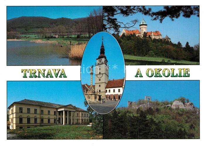 Trnava und Umgebung Schloss Stadtturm Burgruine