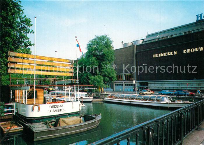 Amsterdam Niederlande Afvaartsteiger Rederij d Amstel Reederei Rundfahrten Grach