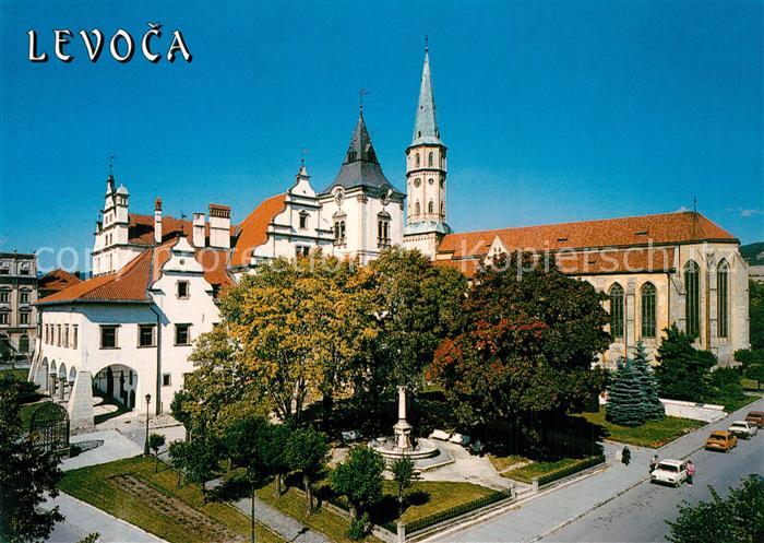 Levoca Slovakia Rathaus Jakobskirche Bildsaeuli der Wohltaetigkeit