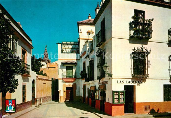 Sevilla Andalucia Rincon del Barrio de Santa Cruz