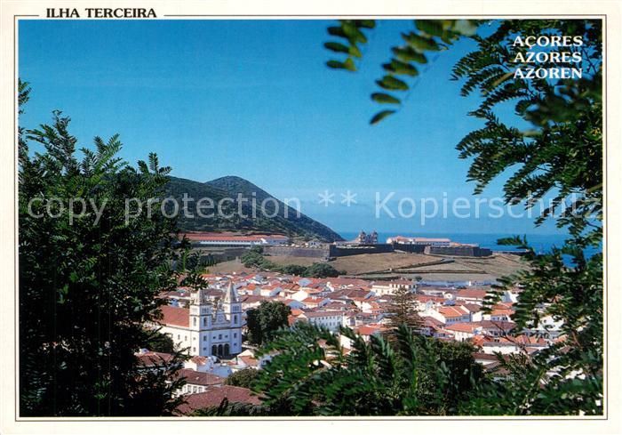Ilha Terceira Acores Catedral e Fortaleza de S. Filipe S. Joao Baptista