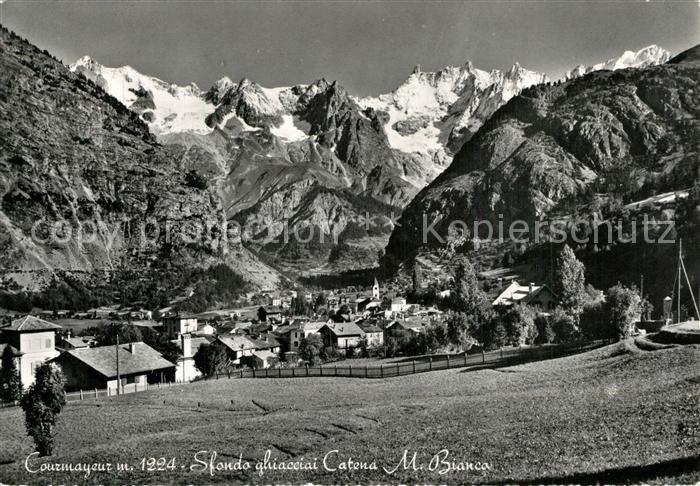 Courmayeur Gletscher Mont-Blanc Alpenkette
