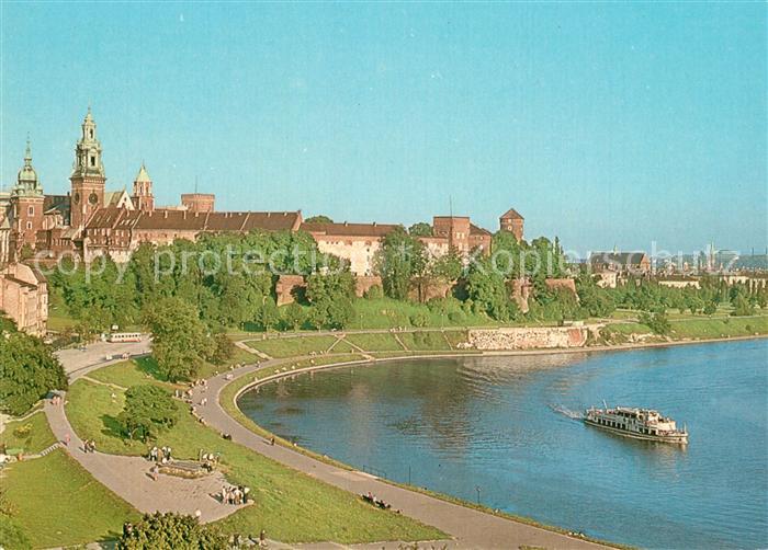 Krakow Krakau Wawel od strony Wisly