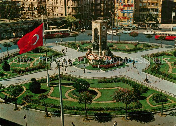 Istanbul Constantinopel Taksim Cumhuriyet Abidesi