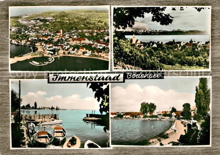 Immenstaad Bodensee Panorama Alpenblick Uferpromenade Hafen Fliegeraufnahme